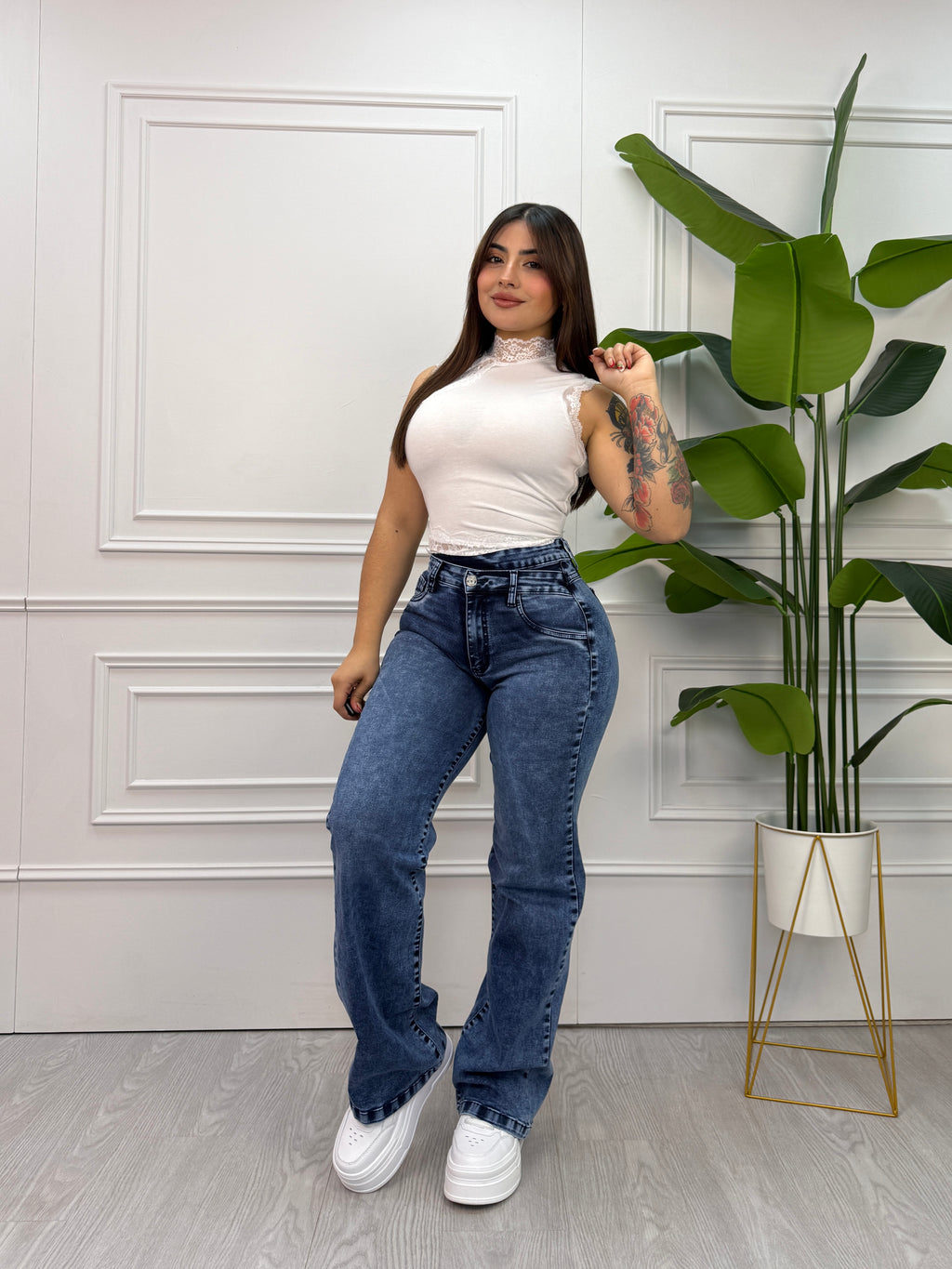 WIDE LEG CRISTAL