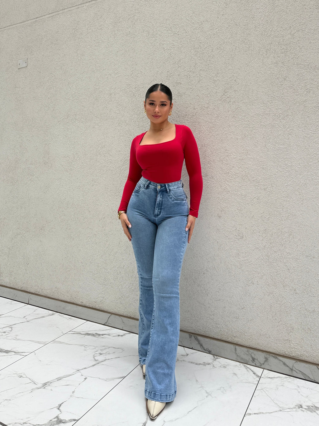 FLARE JEANS CIELO