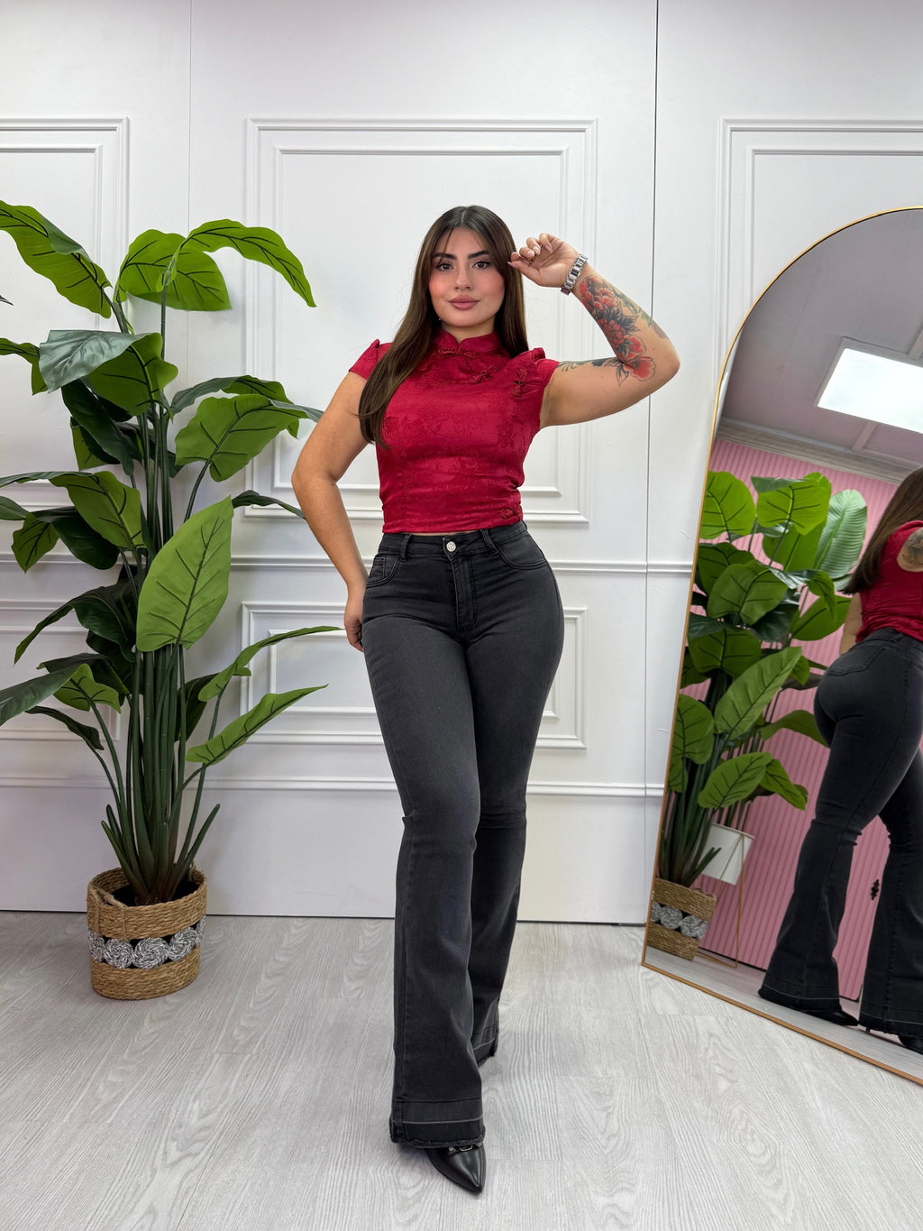 FLARE JEANS SIN BASTA