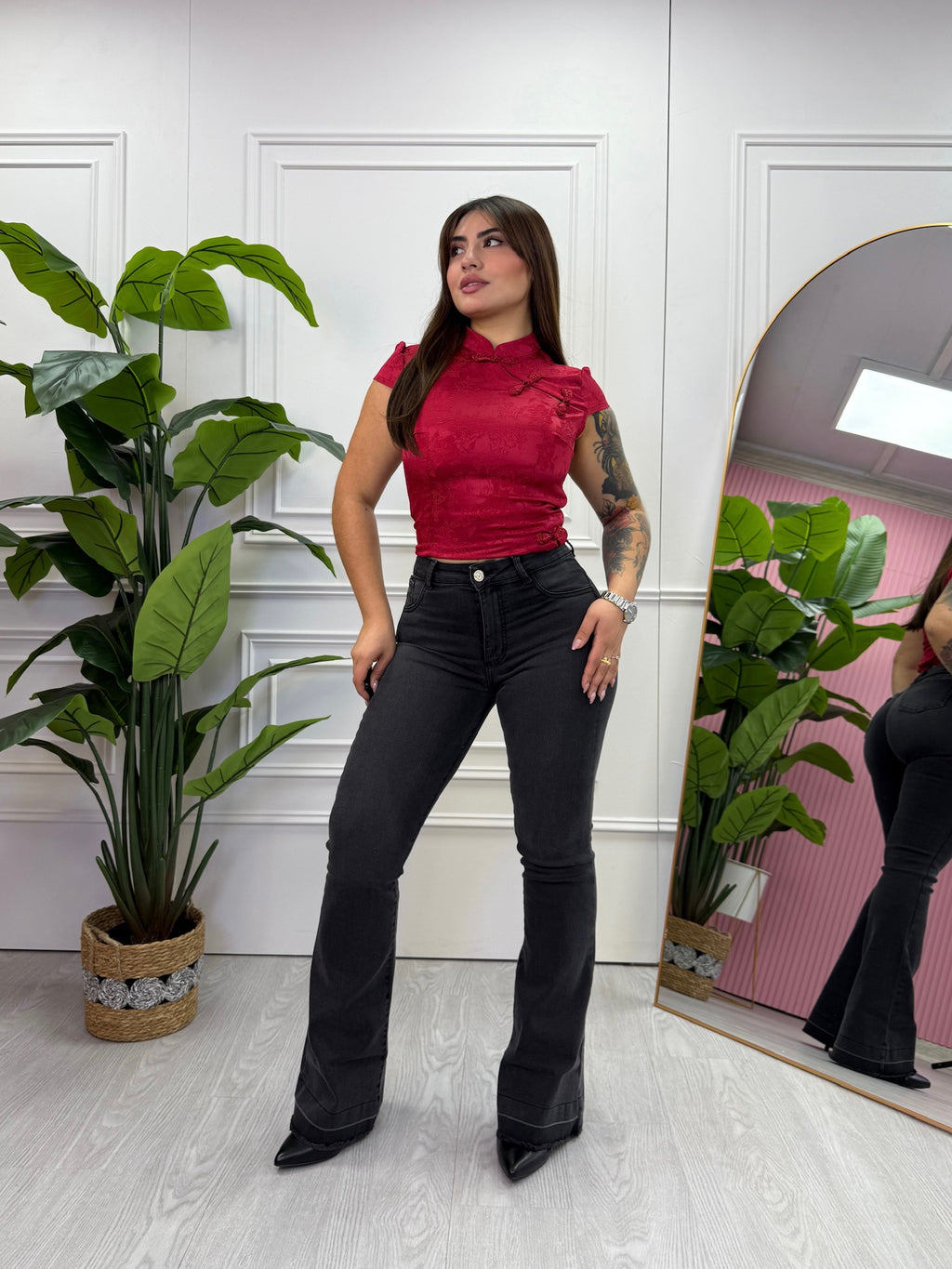 FLARE JEANS SIN BASTA