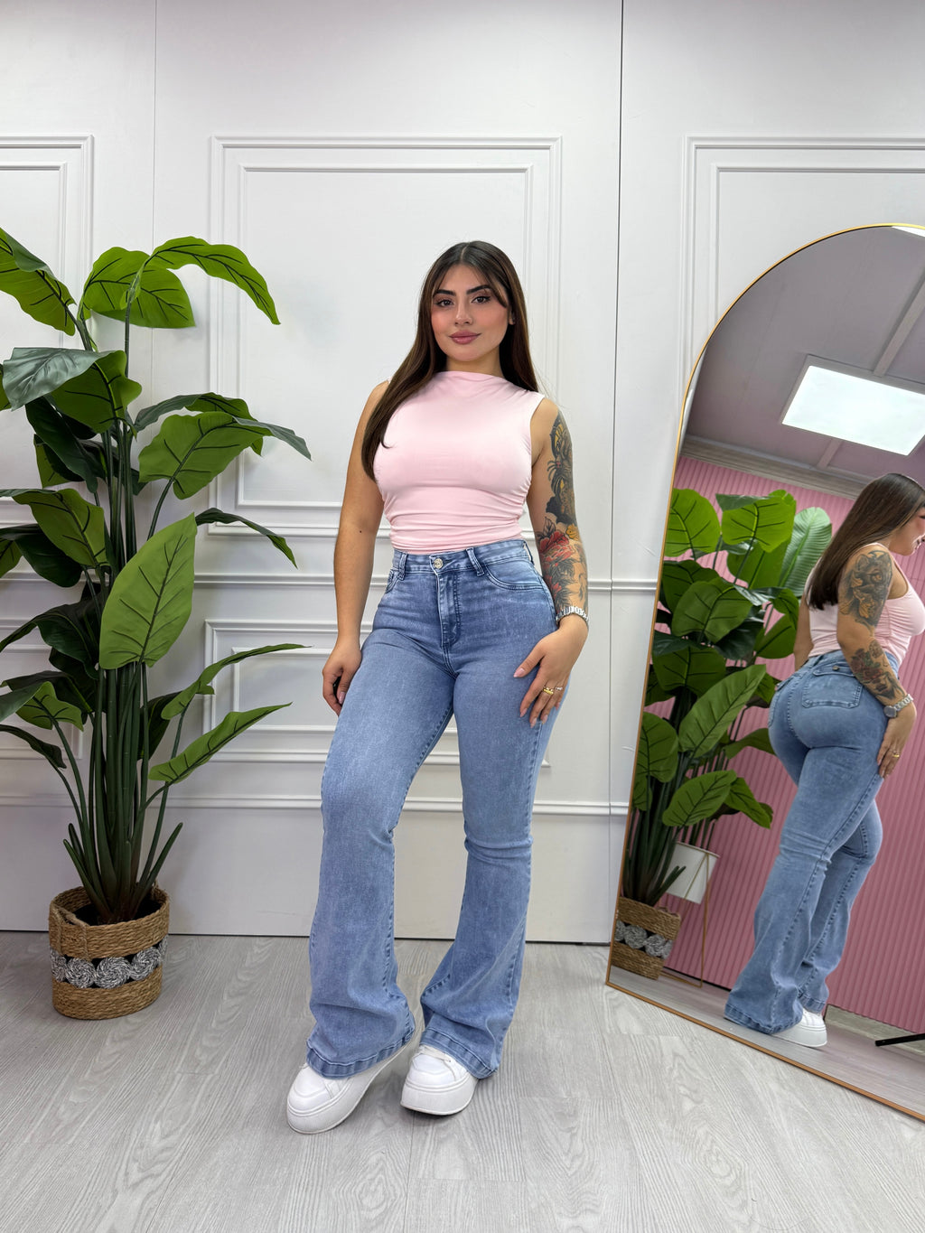 FLARE JEANS CIELO