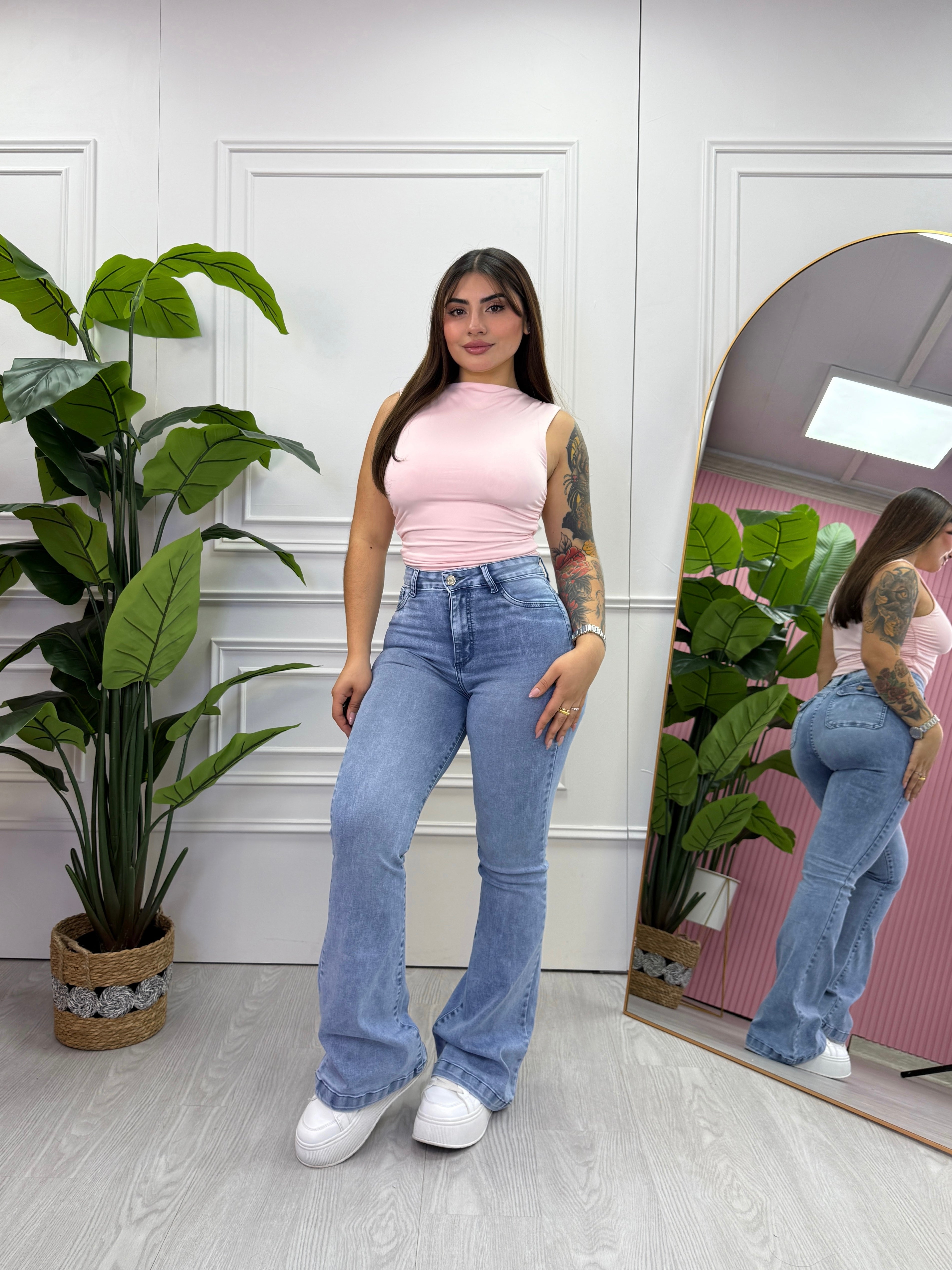 FLARE JEANS CIELO