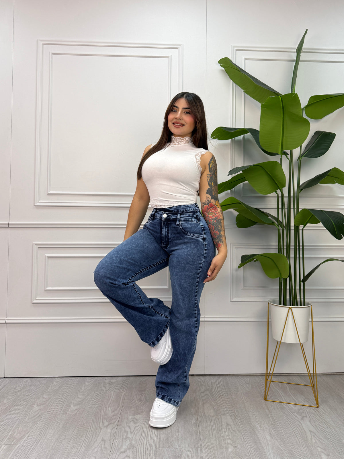 WIDE LEG CRISTAL
