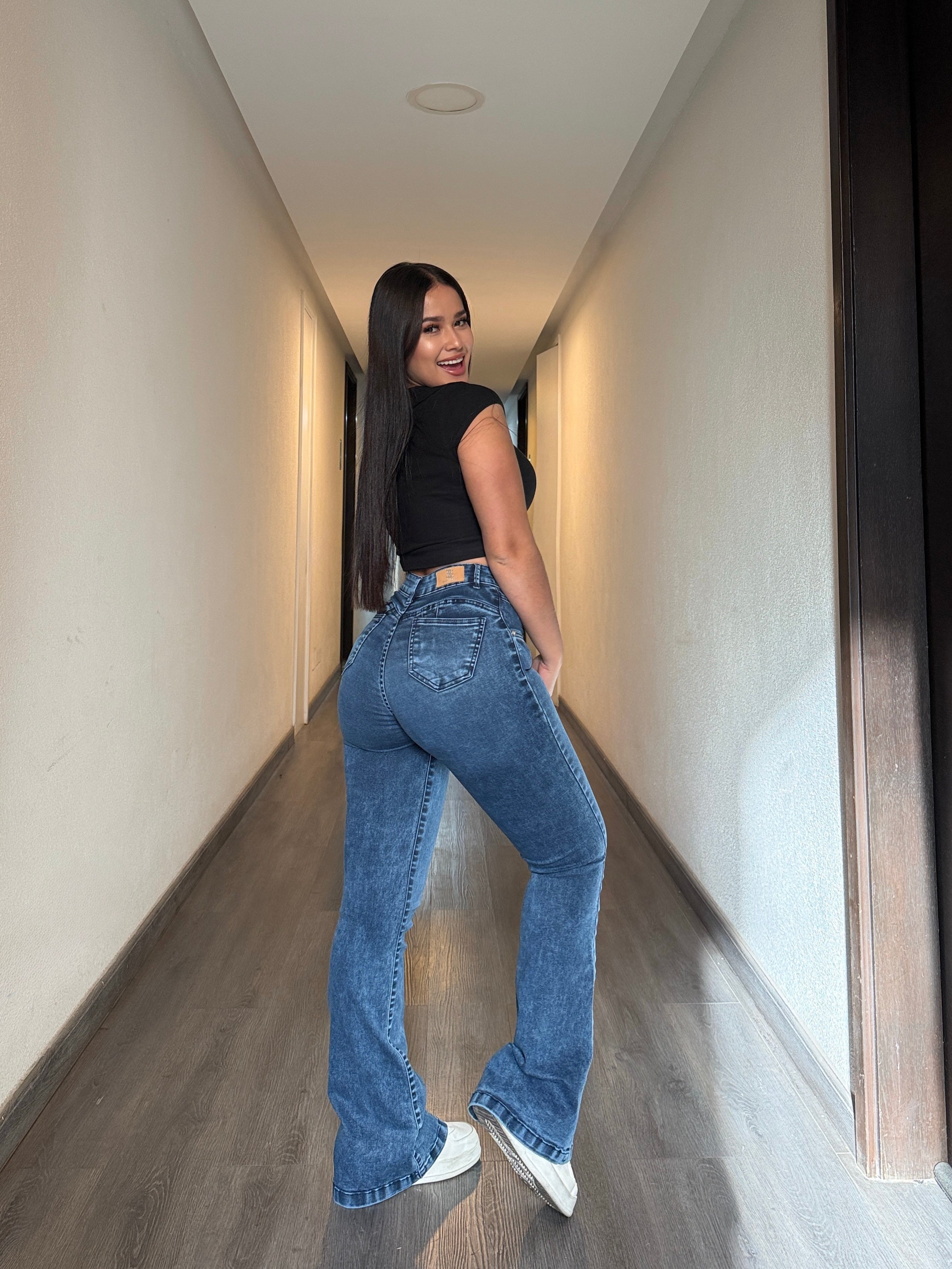 FLARE JEANS MINI