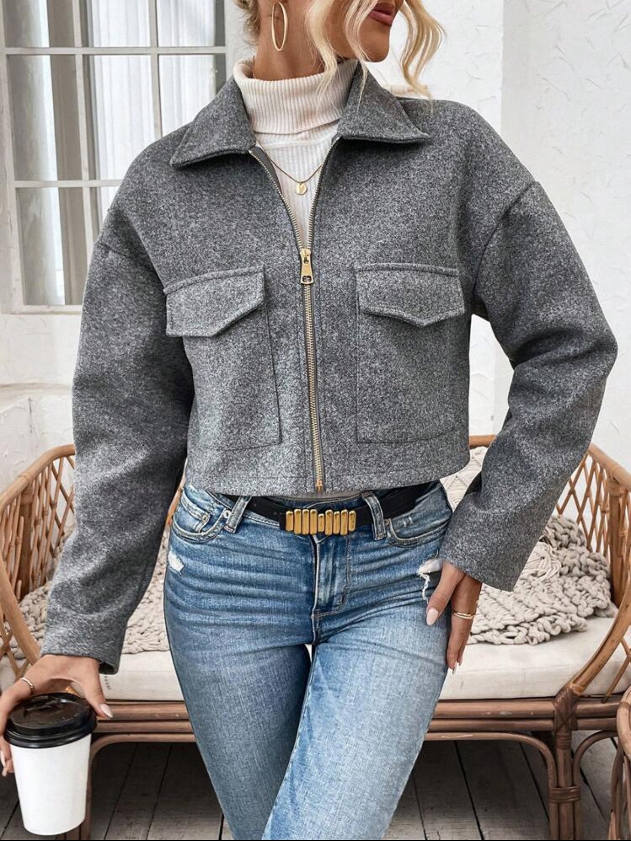 JACKET ESTILO ZARA