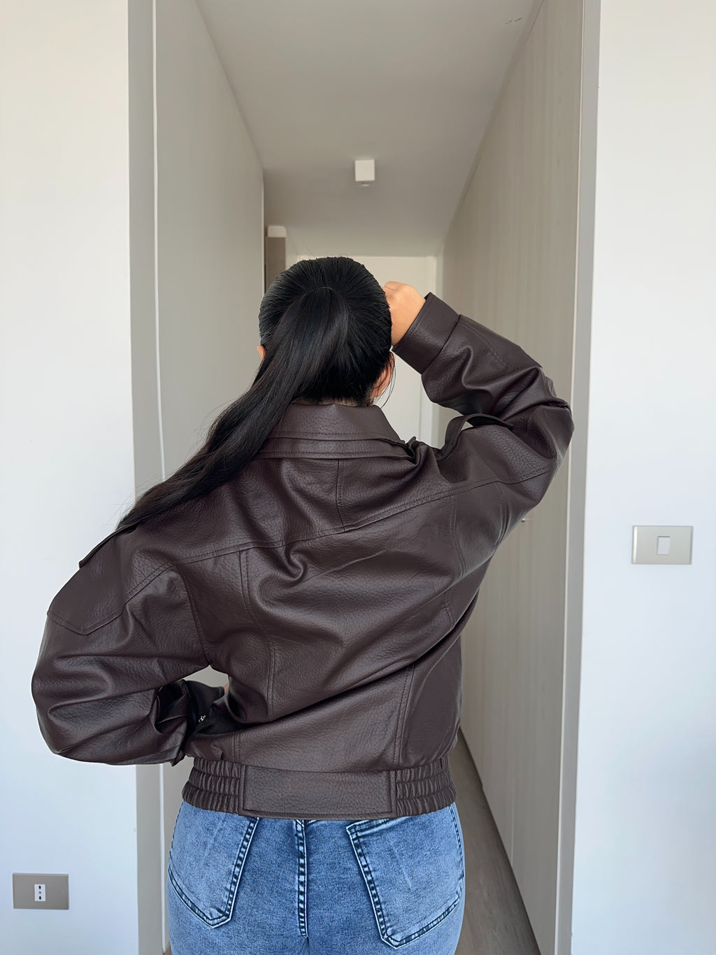 JACKET ECO CUERO LONDRES