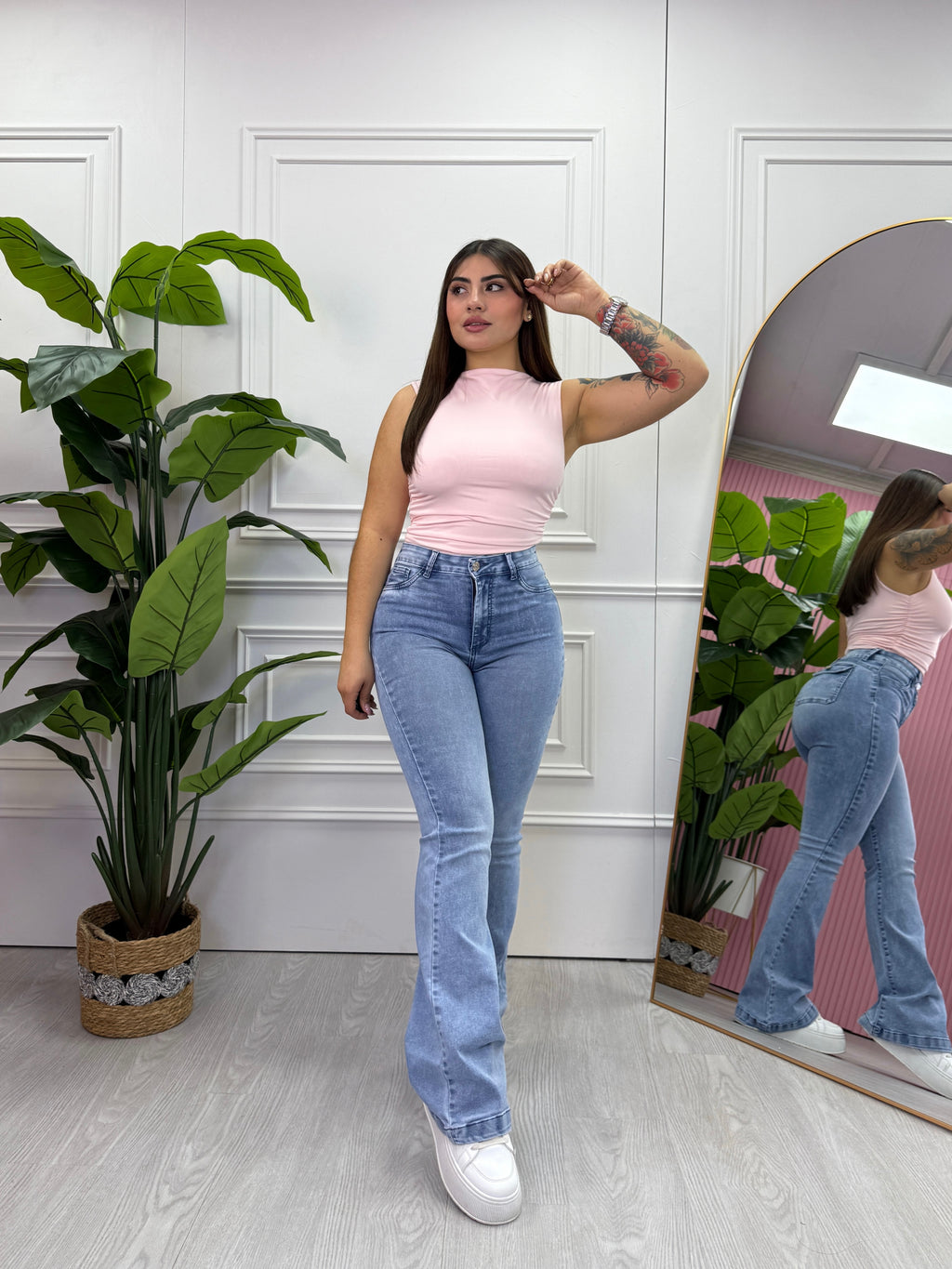 FLARE JEANS CIELO