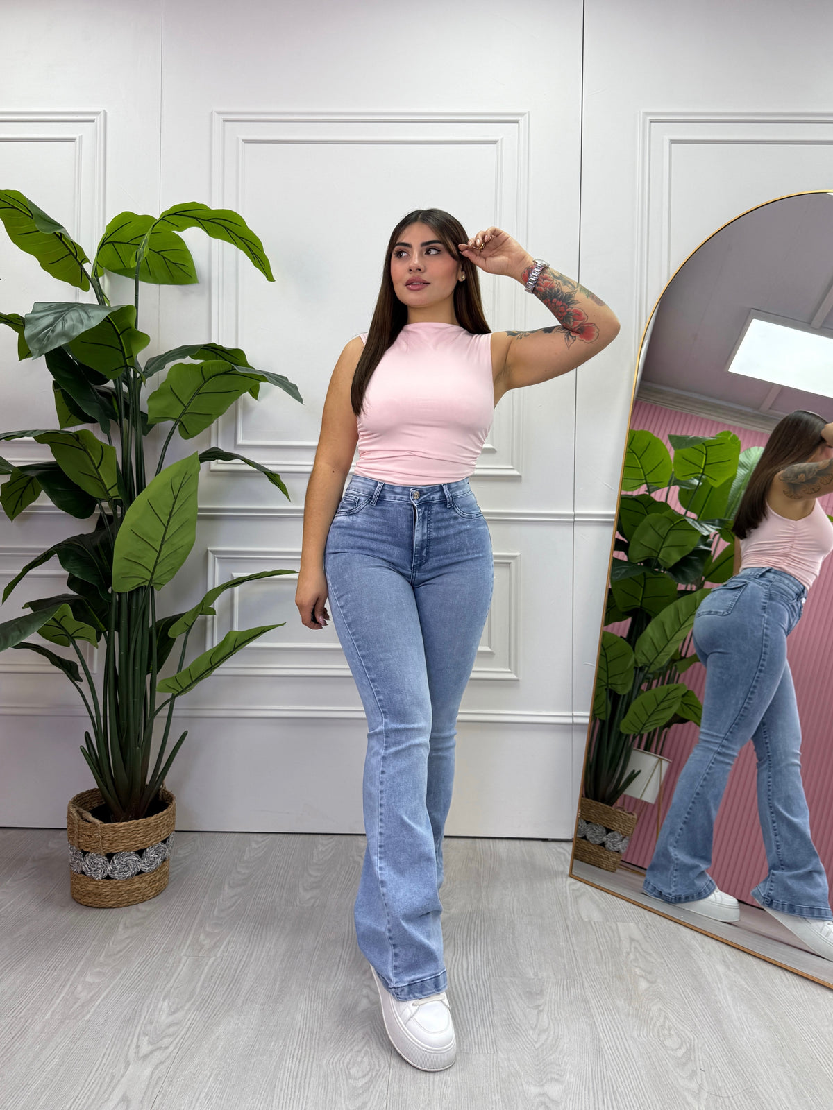 FLARE JEANS CIELO