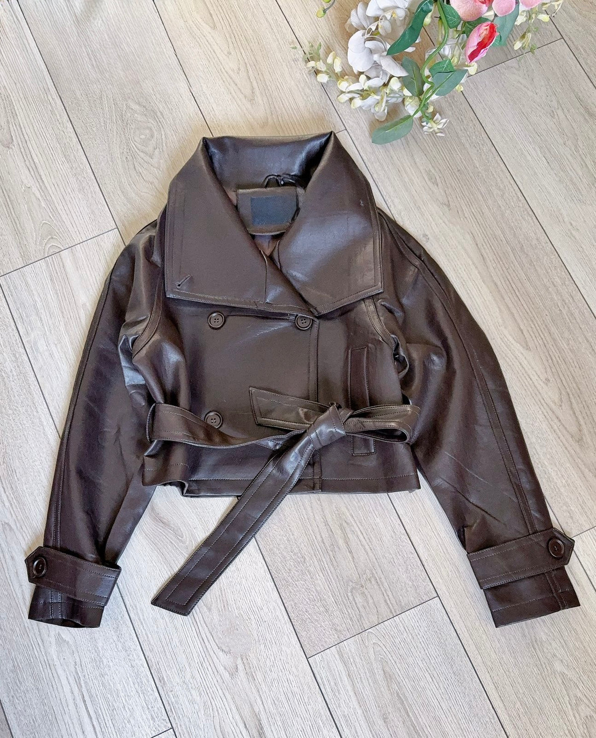 JACKET ECO CUERO LAZO
