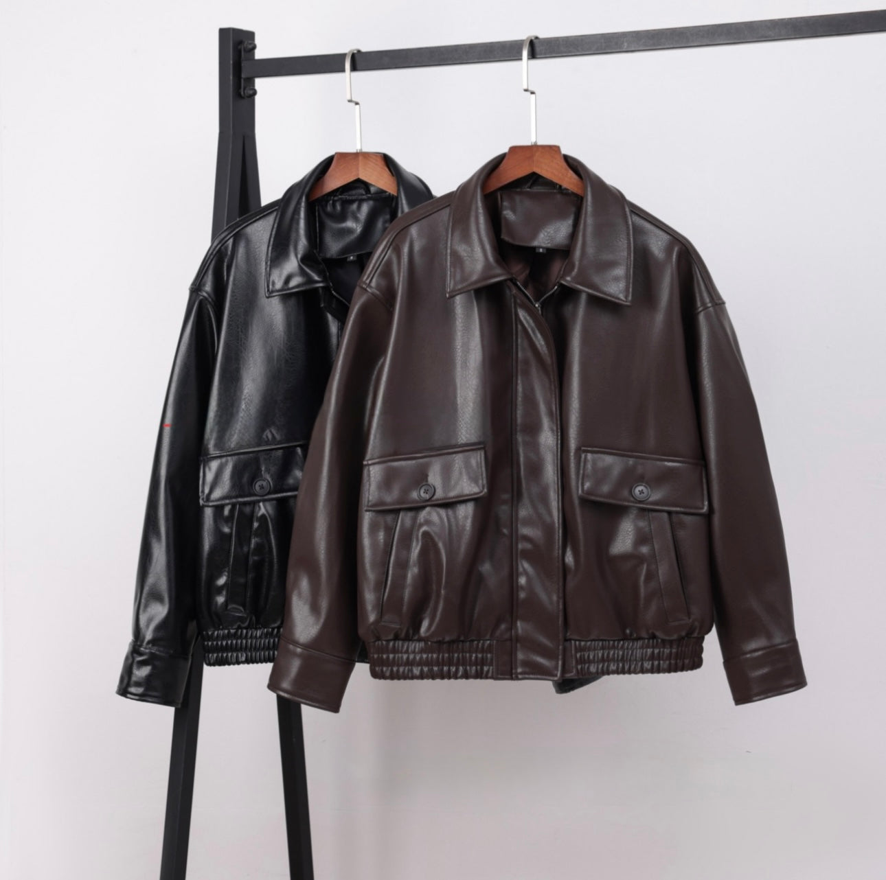 JACKET ECO CUERO DUPE ZARA