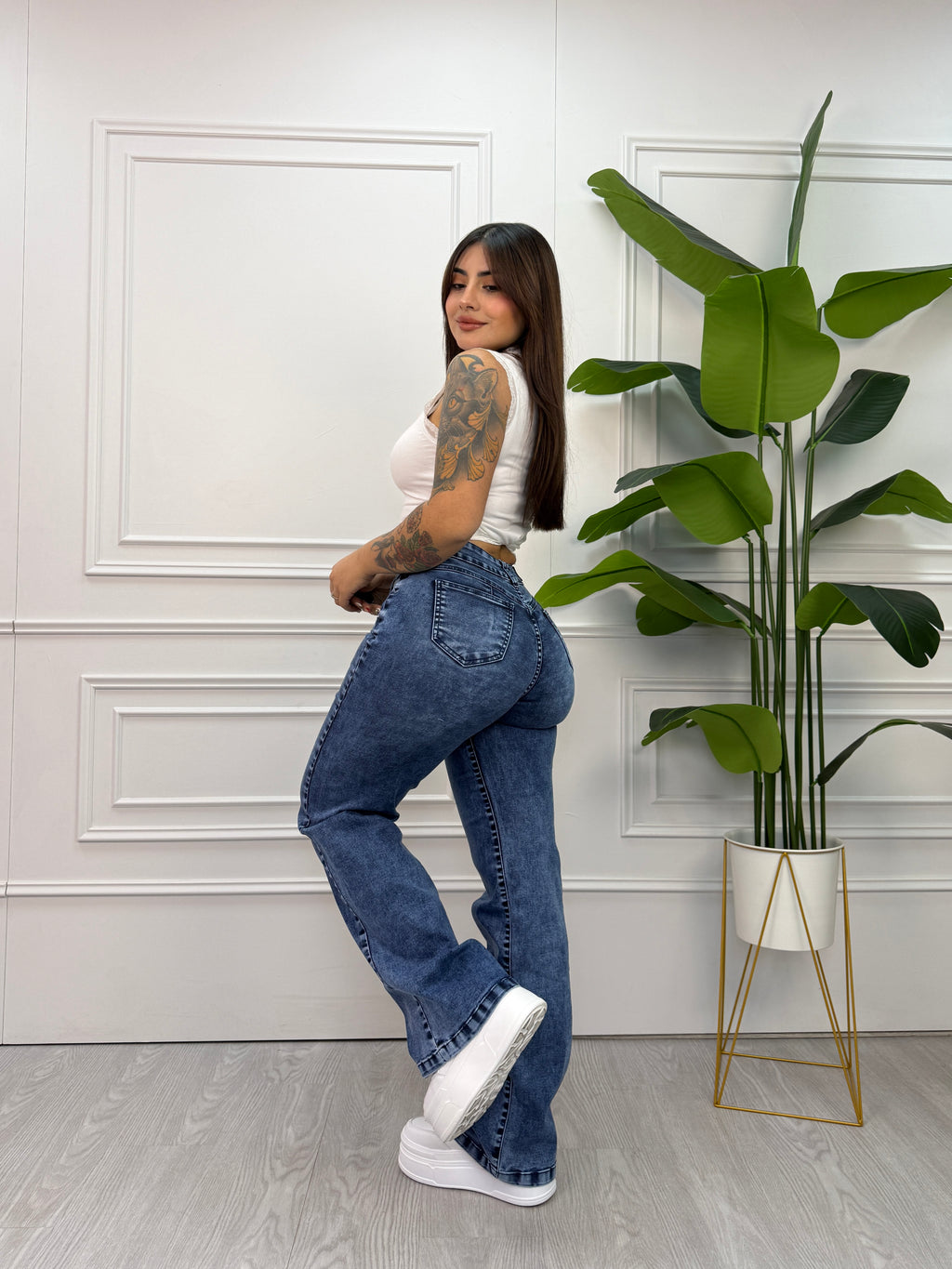 WIDE LEG CRISTAL