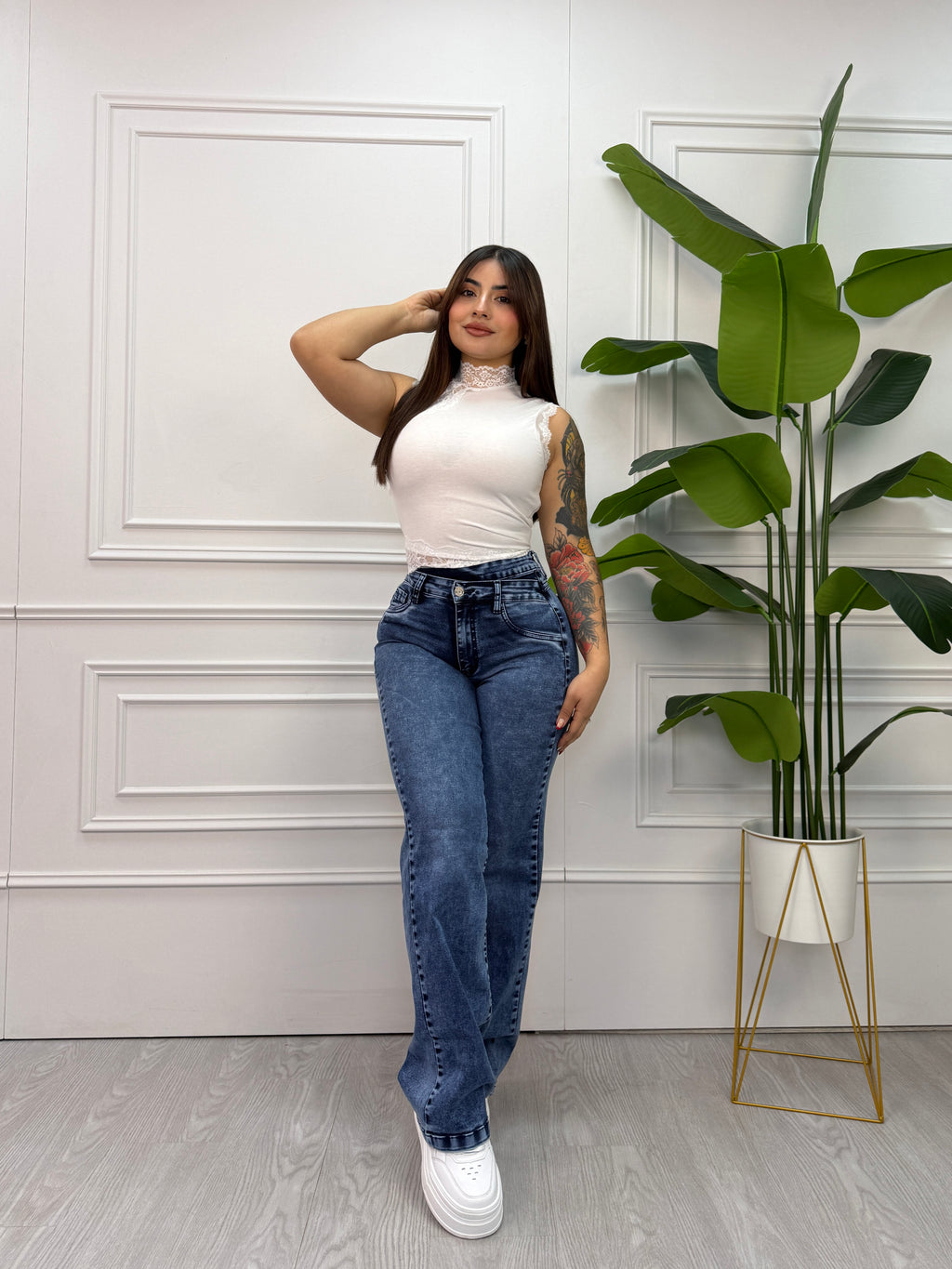 WIDE LEG CRISTAL