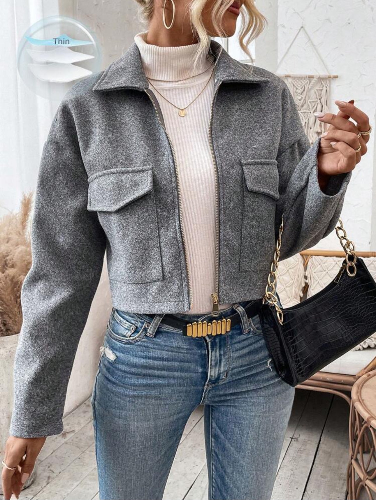 JACKET ESTILO ZARA