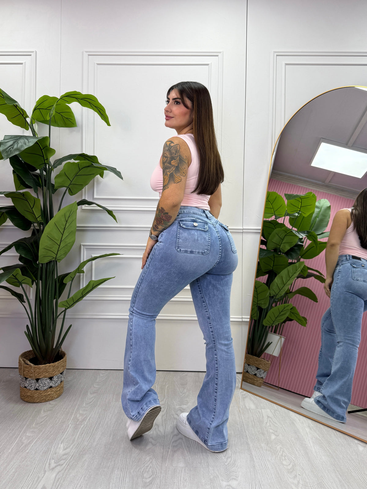 FLARE JEANS CIELO