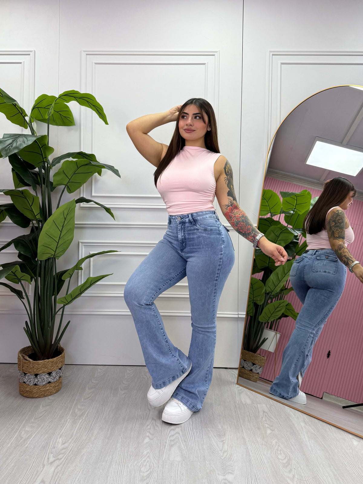FLARE JEANS CIELO