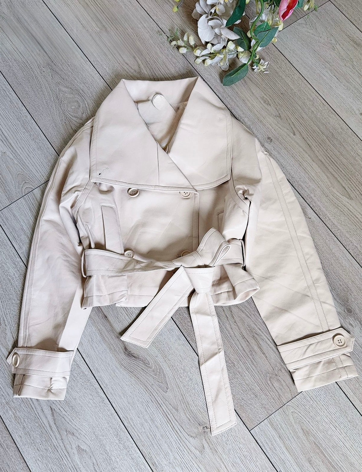 JACKET ECO CUERO LAZO