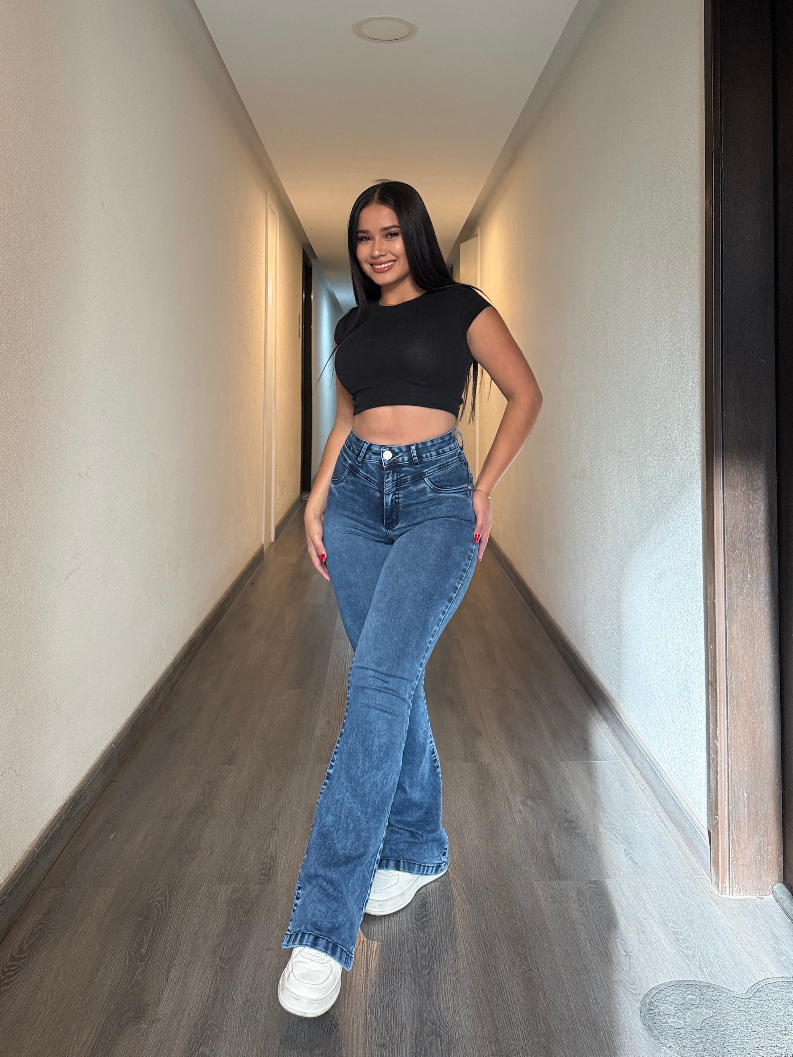 FLARE JEANS MINI