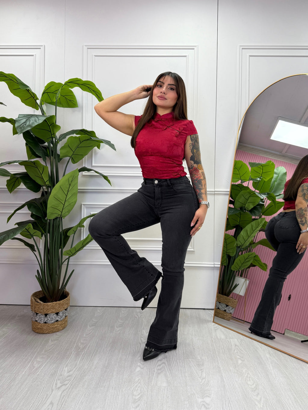 FLARE JEANS SIN BASTA