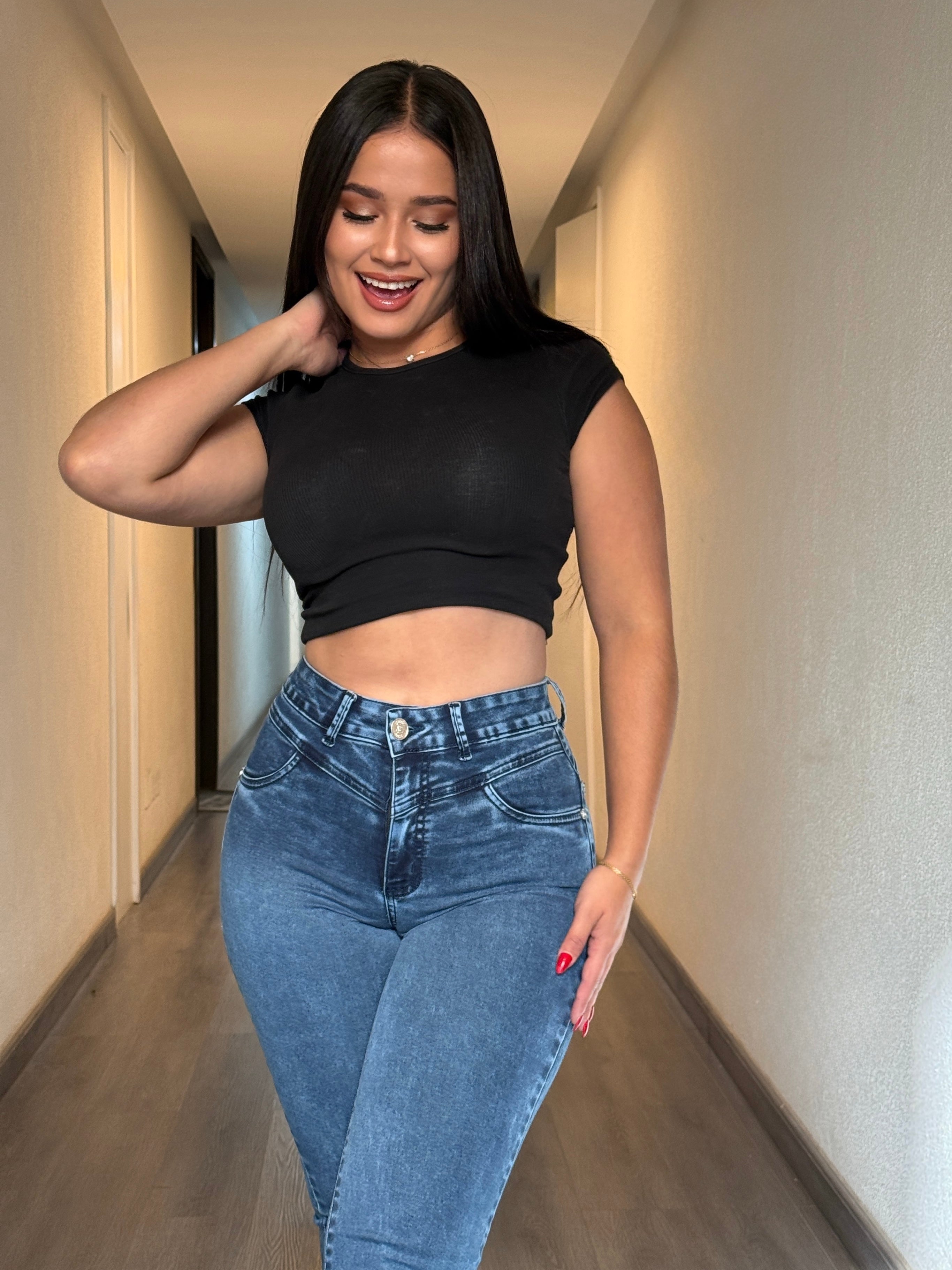 FLARE JEANS MINI