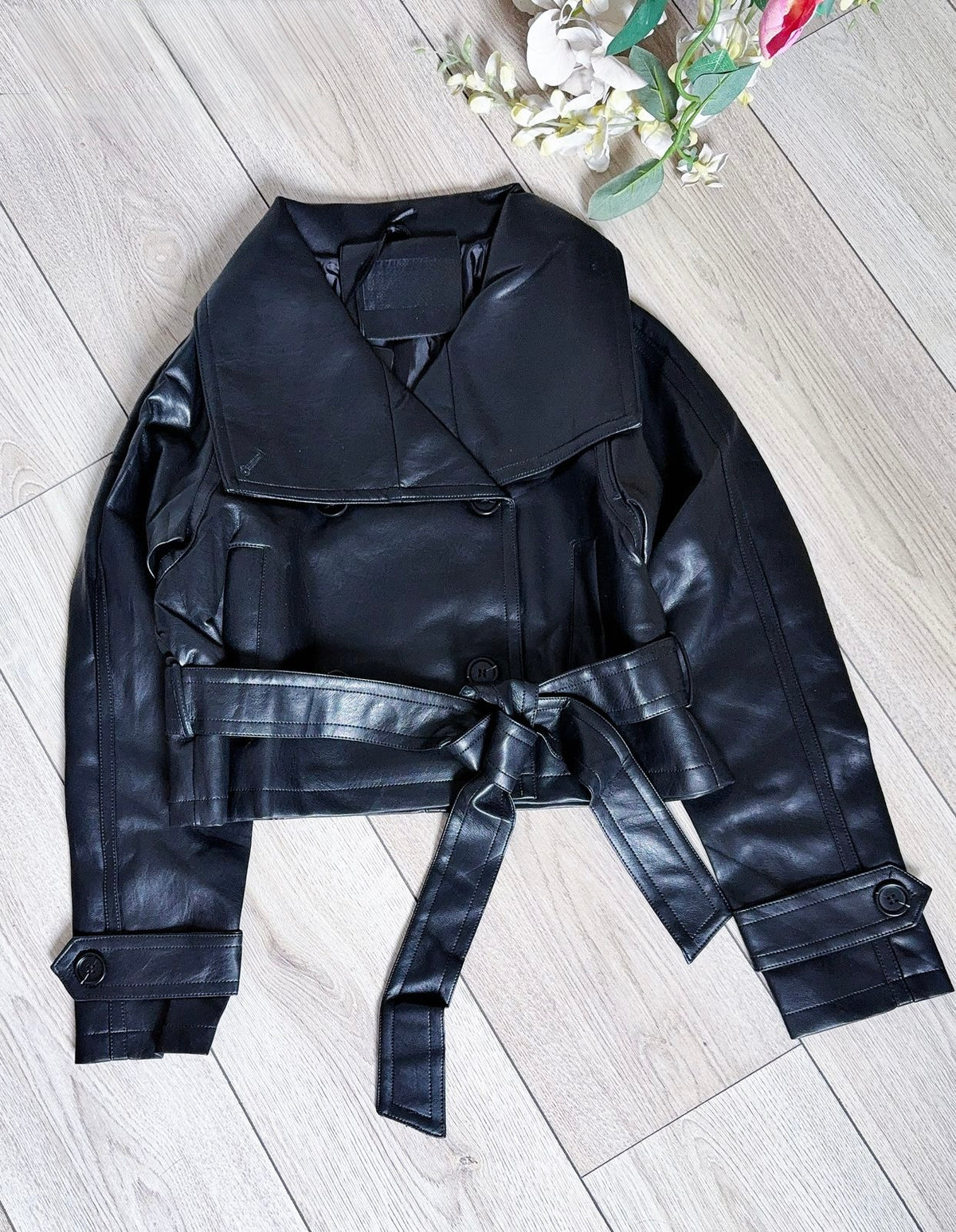 JACKET ECO CUERO LAZO