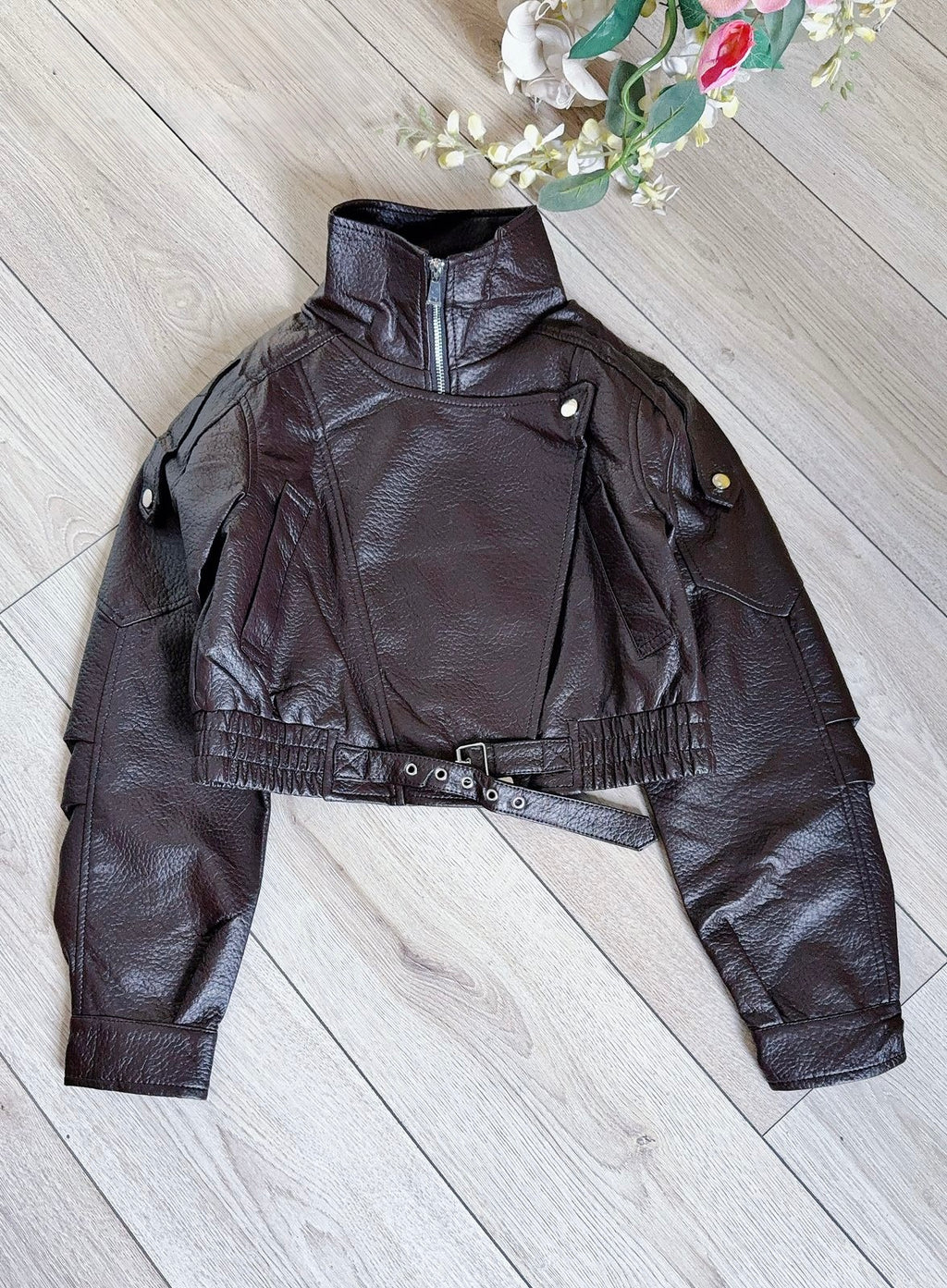 JACKET DUPE ZARA ECO CUERO