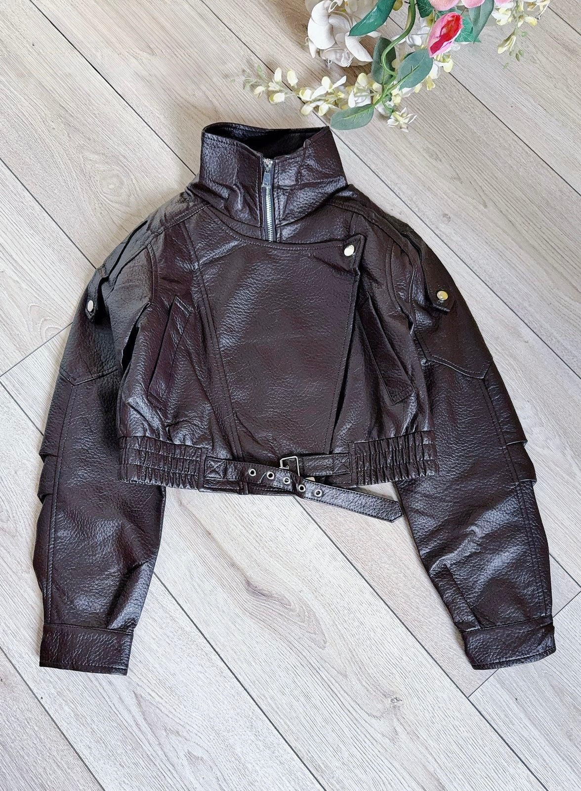 JACKET DUPE ZARA ECO CUERO
