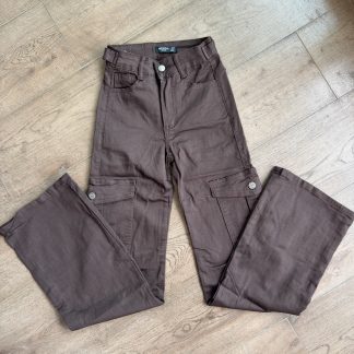 CARGO JEANS COFFEE