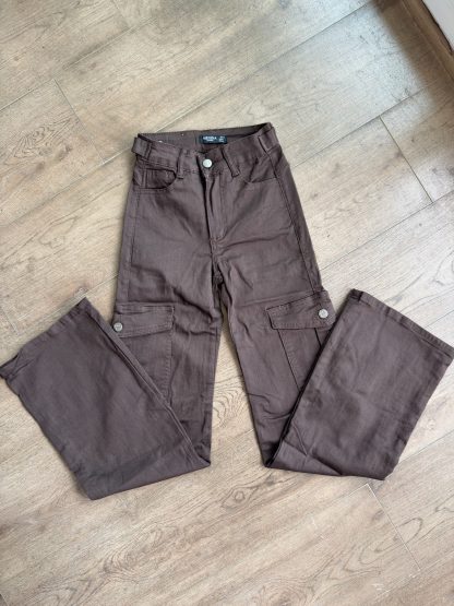 CARGO JEANS COFFEE